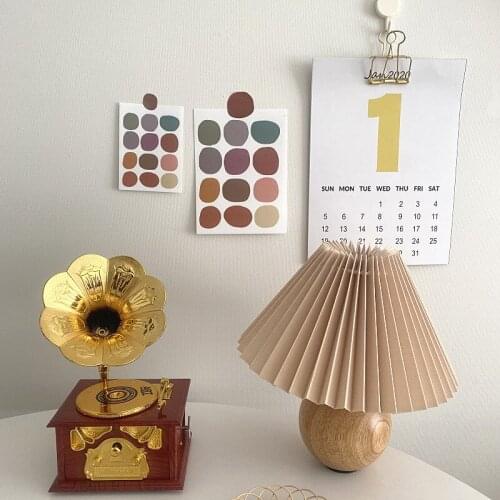 SIXONE Irregular Colourful Point Circular Decorative Sticker Card Photo Round Label Sticker Office & School Supplies Stationery