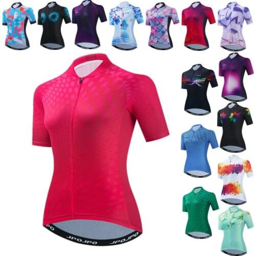 Weimostar Quick Dry Cycling Jersey Women Summer Short Sleeve MTB Bike Cycling Clothing Maillot Ciclismo Racing Bicycle Jersey