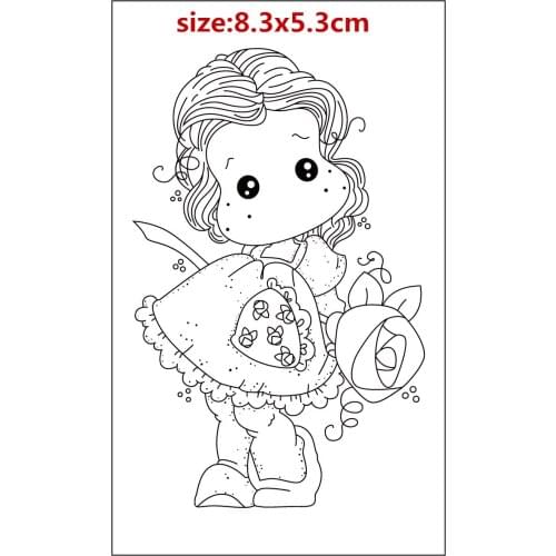 Yulan Girl Flowers Metal Cutting Dies And Stamps Dies For Scrapbooking Album Embossing New Dies For