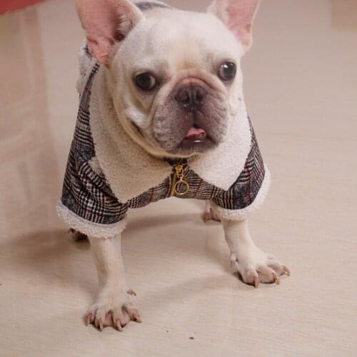 French Bulldog Clothes Pug Coat Jacket Winter Dog Clothes Schnauzer Welsh Corgi Clothing Warm Pet Outfit Costume Dropshipping
