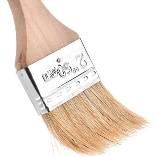 2pcs Flat Pastry Brushes Baking Cooking Marinade Brush for Pastries/Dessert/Meat