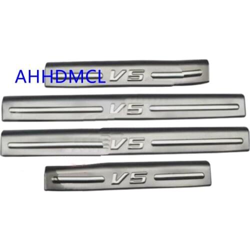 Car Welcome Pedal Threshold Strip Door Sill Strip For Zhonghua V5 2012 2013 2014 2015 2016