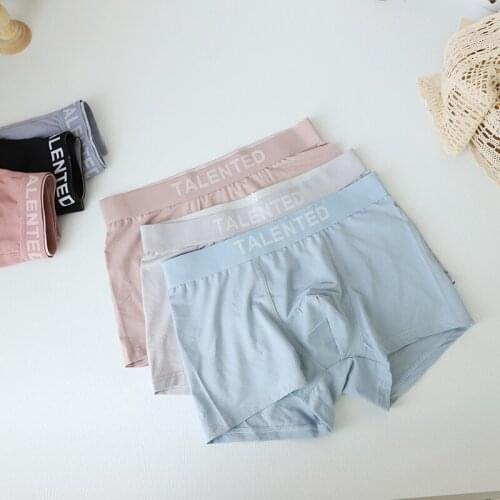 Spring Summer Cozy Modal boxers men Underwear adult plus size fresh male underwear boxers men NS0117 talented