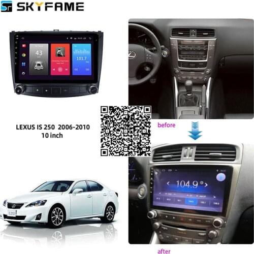 For Lexus IS 250 2006-2010 Car Android Radio Stereo Auto GPS Navigation DVD Player