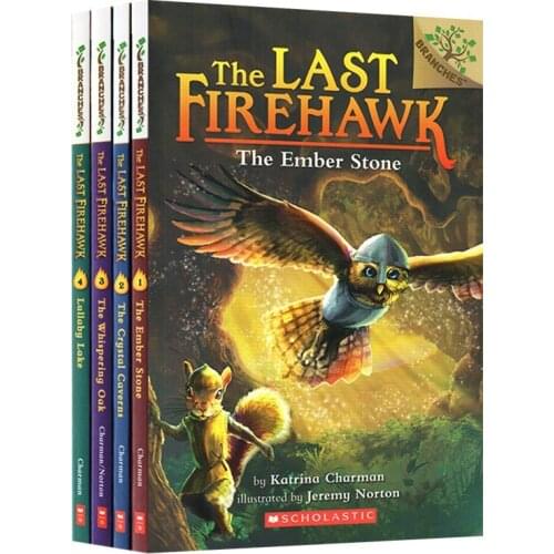 6-10 year 4 book/set The Last Firehawk Children English picture books Children English Enlightenment Bridge Chapter Books