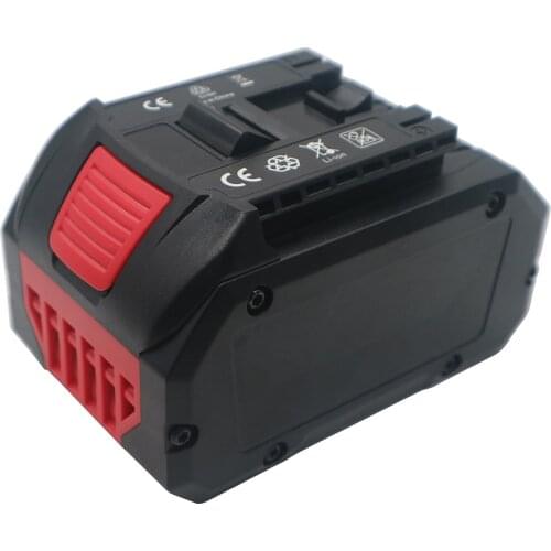 C&P BOS 18VB3 8000mAh 2607336091 2607336092 2607336170 BAT609 BAT618 17618 17618-01 3601H61S10 36618-02 Li-Ion Battery 18V 6.0Ah