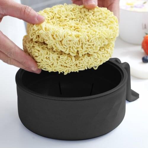 Instant Noodles Bowl Set Eco-Friendly Wheat Straw Lunch Bento Box With Chopsticks Spoon Fork Soup Bamboo Fiber Tableware Set