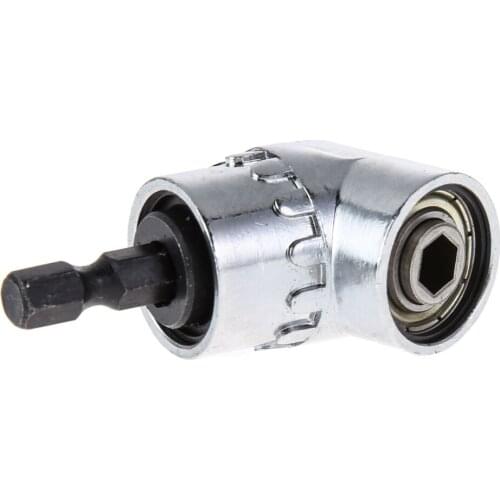 Adjustable 105° Right ANGLE HEAD SCREW DRIVER 1/4 HEX SHANK FOR POWER DRILL SCREWDRIVE For Power Drill Bits Hand Tools