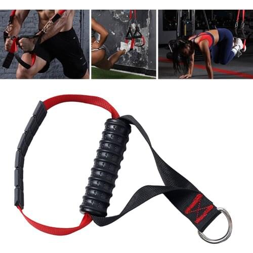 Premium Resistance Bands Exercise Handle Grips with Clips for Cables Crossover Exercise Equipment