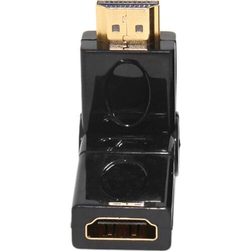 Sale All-around 360 Degree Rotation Swivel 4K 3D HDMI Male To HDMI Female Adjustable Cable Adapter Converter Connector Anti Bend