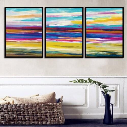 Simple Watercolor Modern Canvas Wall Art Wall Painting Pictures for Home Decoration Poster Print B5159