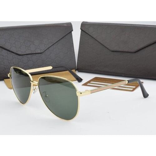 Luxury Brand Polarized Sunglasses Women Retro Mirror Sunglasses Vintage Anti-Glare Drivers Sun Glasses For Men GG8094 UV400