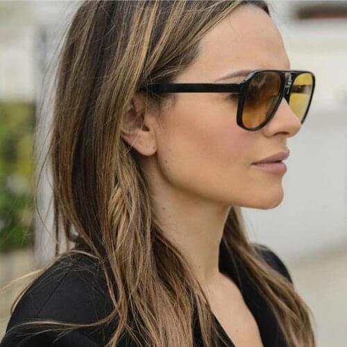 AOZE 2021 Fashion Classic Style gradient sunglasses Womens Vintage Design brand sun glasses Sunglasses gafas de sol mujer UV