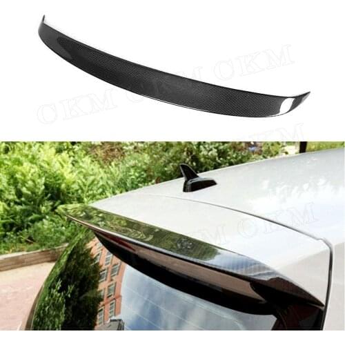 For VW MK7 Carbon Fiber & FRP Rear Roof Trunk Wing Spoiler for Volkswagen Golf 7 VII MK 7 standard Rline 2014-2017 Not GTI and R
