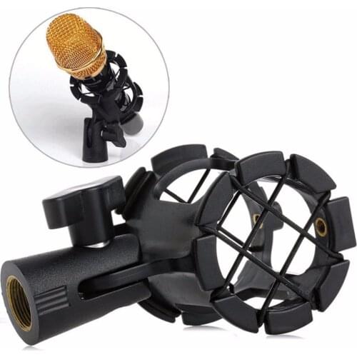 Universal Mic Shotgun Microphone Suspension Shock Mount Clip Condenser Holder Studio Sound Recording Stand 1PC