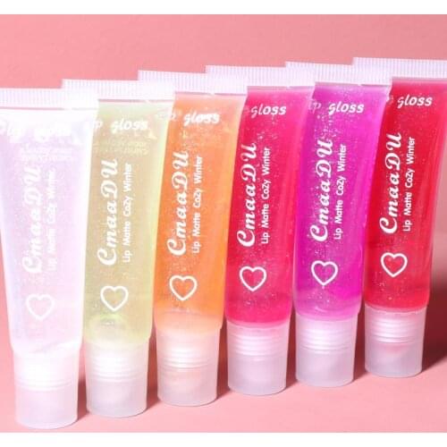 Moisturizing Gloss Plumping Lip Gloss Lip Plumper Makeup Glitter Nutritious Liquid Lipstick Mineral Oil Clear Cosmetic TSLM1