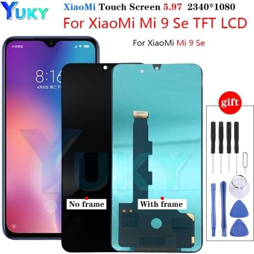 For Xiaomi MI 9 SE Mi9 Se TFT LCD Display Screen With Frame+Touch Screen Digitizer Replacement For MI 9Se Touch Screen