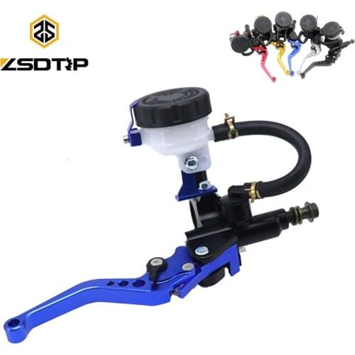 ZSDTRP Front Master Cylinder Hydraulic Brake Lever Right For Dirt Pit Bike ATV Quad Moped Scooter Go Kart Motorcycle Motocross