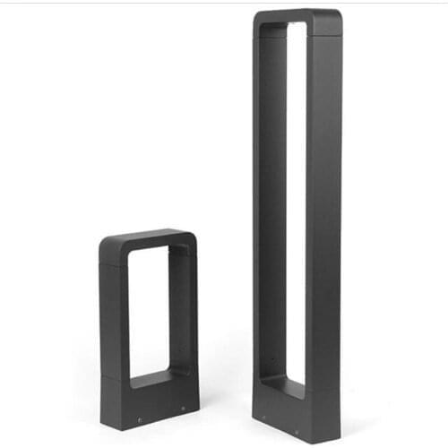 12W COB LED Garden Lawn Lamp Modern Aluminum Pillar Light Outdoor Courtyard villa landscape lawn bollards light AC85-265V