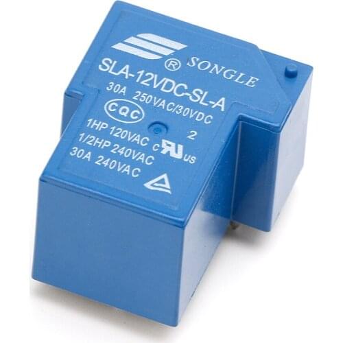 5PIN 12V 30A Power Relays SLA-12VDC-SL-A High Current Coil Power PCB Relay