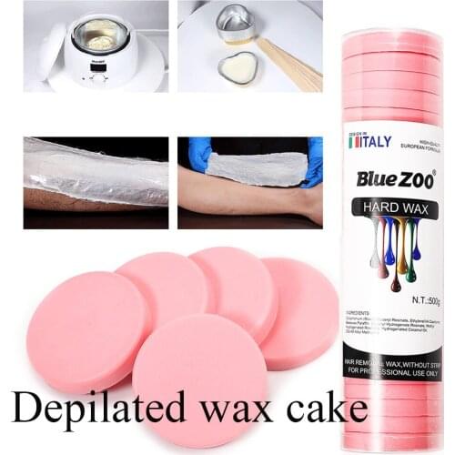 500G Hard Wax Cake Beans Waxing Hair Removal Wax Hot Film No Strip Depilatory Wax M#18