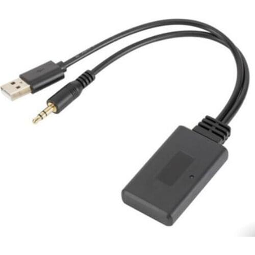 Bluetooth 5.0 Receiver Adapter USB + 3.5mm Jack Stereo Audio For Car AUX Speaker 5-12v