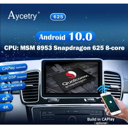 Snapdragon Android 10 car radio For Mercedes benz ML ML-Class W166 GL X166 car stereo audio navigation multimedia player