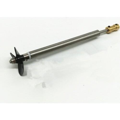 Free Shipping 4mm RC Boat Shaft Set Stainless Steel Shaft+Universal Coupling+ Shaft Sleeve Tube+3-blades Propeller Spare Parts