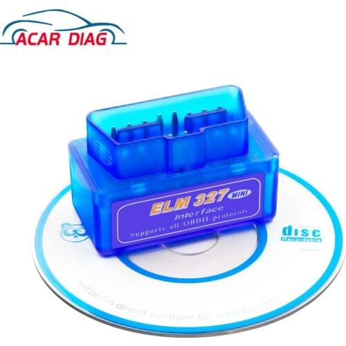 Super Mini Elm327 Bluetooth-Compatible OBD2 V1.5 Elm 327 V 1.5 OBD 2 Auto Diagnostic Scanner For Car OBDII Code Diagnostic-Tools