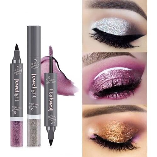 Colorful Eyeliner Pencil Eyes Cosmetics Brown Liquid Eye Liner Pen Makeup Color Eyeliners Waterproof Felt-tip Eyliner