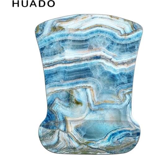 Mouse Pad with Wrist Rest Thicken Soft Comfortable Cushion Anti Slip Rubber Bottom Wrist Protect Hand Pad