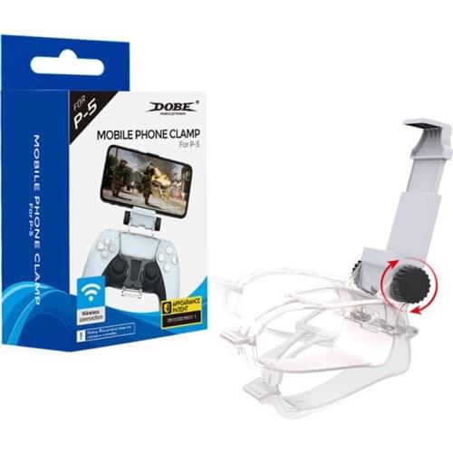 Mobile Phone Support Holder For Sony PS5 Dualsense Playstation 5 Clip Gaming Accessories Game Gear Gamepad Controller Joystick