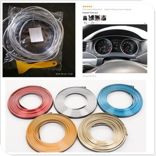Car suv interior Decoration thread sticker Insert Strip Accessories for Subaru Legacy Impreza Crosstrek BRZ VIZIV-7 Levorg
