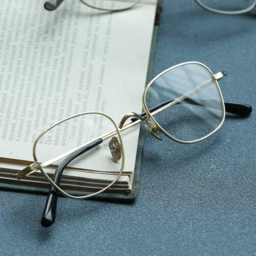 Pure titanium glasses frame men High quality square vintage prescritpion eyeglasses Myopia reading women optical eyewear