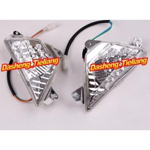 Motorcycle Front Turn Signals Turning Indicator Lighthing lights Blinker Lens for 2013 Kawasaki NINJA ZX6R 300 650 ABS & ZX6R