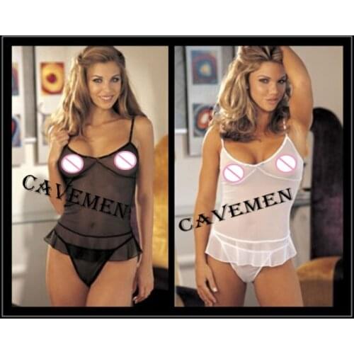 Sleepwear perspective *674*Ladies sexy G-string T-back Teddy Bikini Boxer Triangle Pajamas Suit Free Shipping