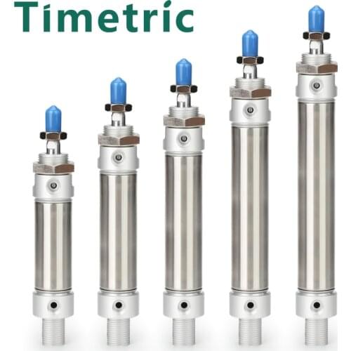 Pneumatic Components Gas Cylinders Compressed MAL Series Mini ID 16/20/25/32mm 40mm Stroke 25/50/75/100 200 Single Rod