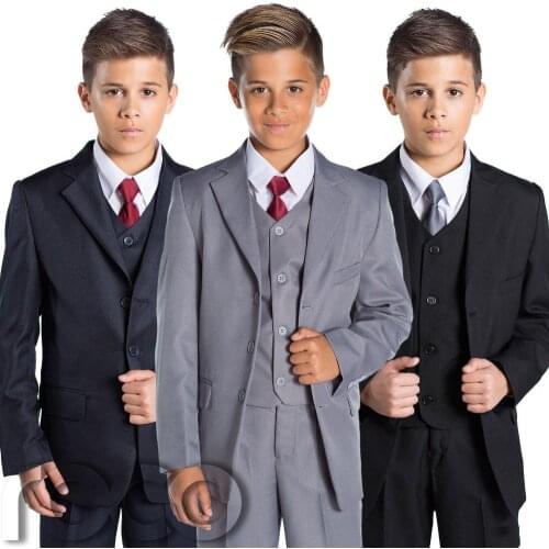 Boys Tuxedo Boys Dinner Suits Boys Formal Suits Tuxedo for Kids Tuxedo Formal Occasion White And Black Suits For Little Boy