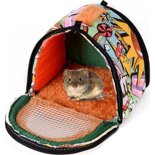 Small Pet Outside Bag Pet Hamster Carrier Breathable Portable Outgoing Handbag Backpack Shoulder Strap Hedgehog Glider Squirrel