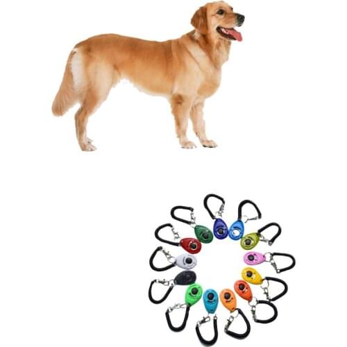 Dog Whistle And Clicker Puppy Stop Barking Training Aid Tool Clicker Portable Trainer Pet Products Home Supplies Dog Training