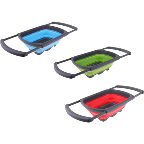 Outdoor Collapsible Sink Dish Drainer Wash Folding Basket Basin for Outdoor Camping Hiking Accessories