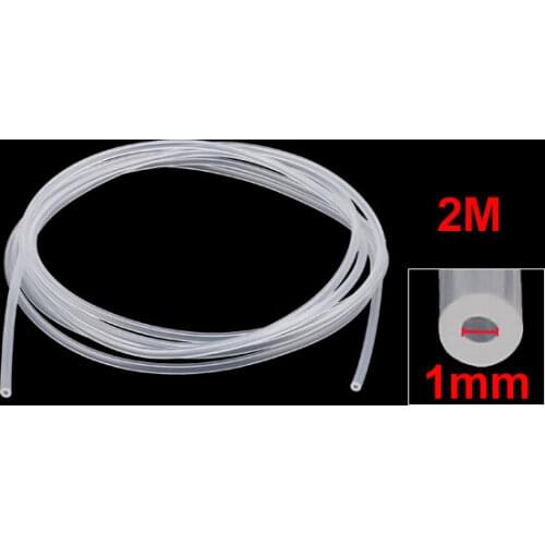 UXCELL Hot Sale 2M Long 1mm Inner Dia 3mm Outer Dia Peristaltic Pump Flexible Hose Silicone Tubing Tube Pipe