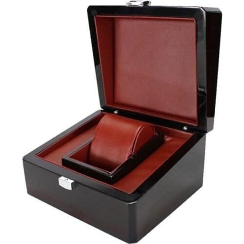 Piano Paint Watch Storage Boxes Case New MechanicalWatch Organizer Fashion Gift Case With Pillow Watch Display Mens Box