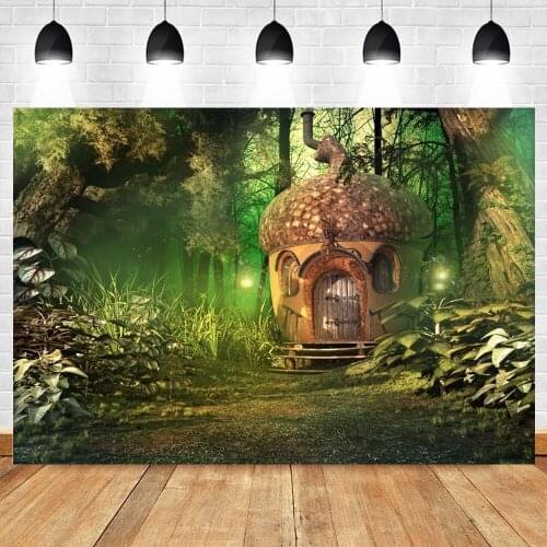 Yeele Dreamy Forest Jungle Plant Background Photography Natural Scenery House Baby Birthday Backdrop Photocall For Photo Studio