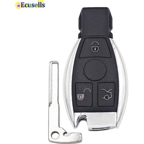 3 Button Remote Car Key Shell Fob Case For-Mercedes For Benz A B C E S Class W203 W204 W205 W210 W211 W212 W221 W222