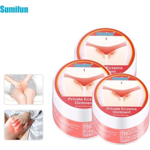 3pcs Antibacterial Cream Underarm Private Armpit Body Cream Legs Itchy Eczema Ointment Remove Odor Inner Anti-itch Ointment