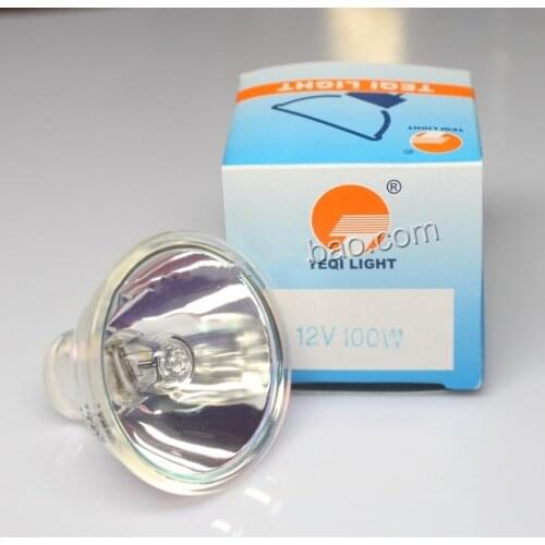 TEQI EFP 12V100W MR16 Lamp Cup Compatible for 64627 6834FO 12V100W Microscope Light Cup Endoscope light bulb 12V100W