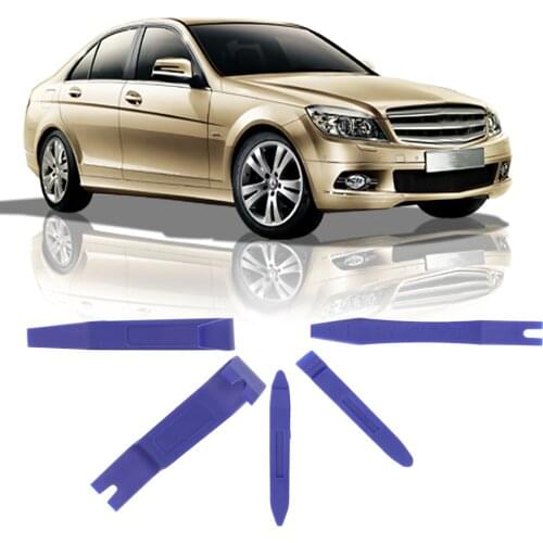 5pcs Plastic Trim Removal Tool Car Radio Panel Interior Door Clip Panel Trim Dashboard Car Repair Tool Kit