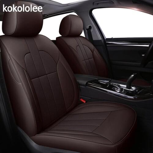 Kokololee Custom real leather car seat cover for ssangyong kyron actyon korando rexton Rodius Rexton 2011 Tivolan car seats