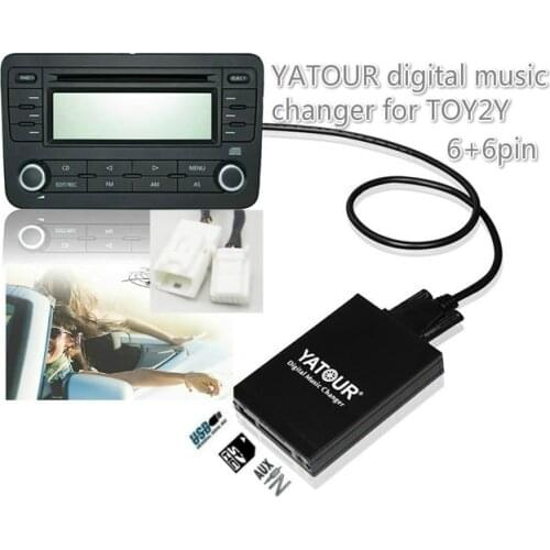 Yatour Audio YTM06 Digital Music changer car MP3 player for SCION/LEXUS/Toyota Camry Celica Corolla USB SD AUX adapter